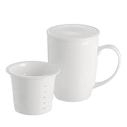 Ceramic Tea Mug with Infuser & Lid